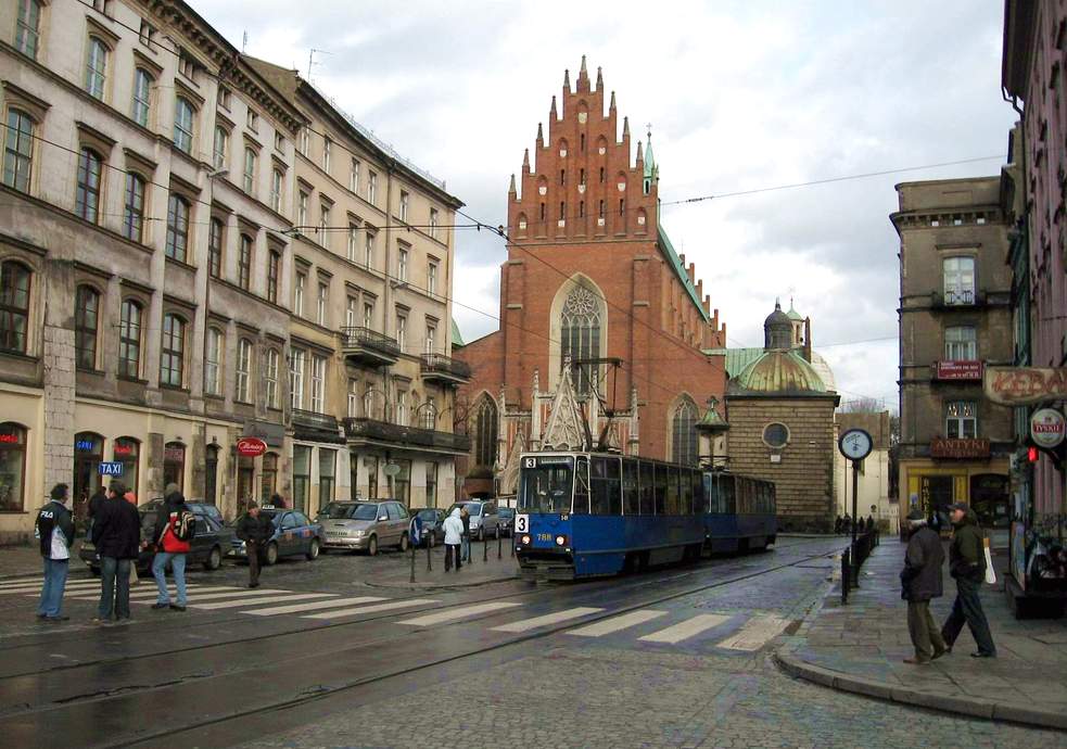 Cracovia - stradă din zona veche a orașului