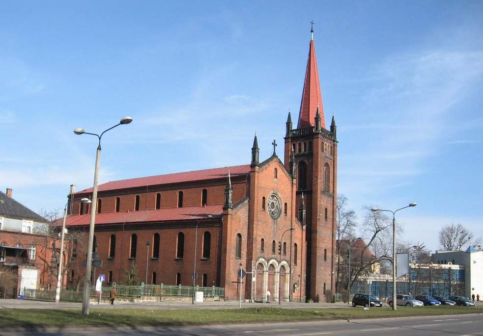 Gliwice - biserică de la periferia orașului