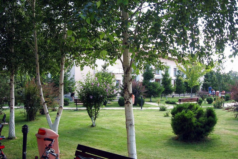 părculețul central din Luncavița